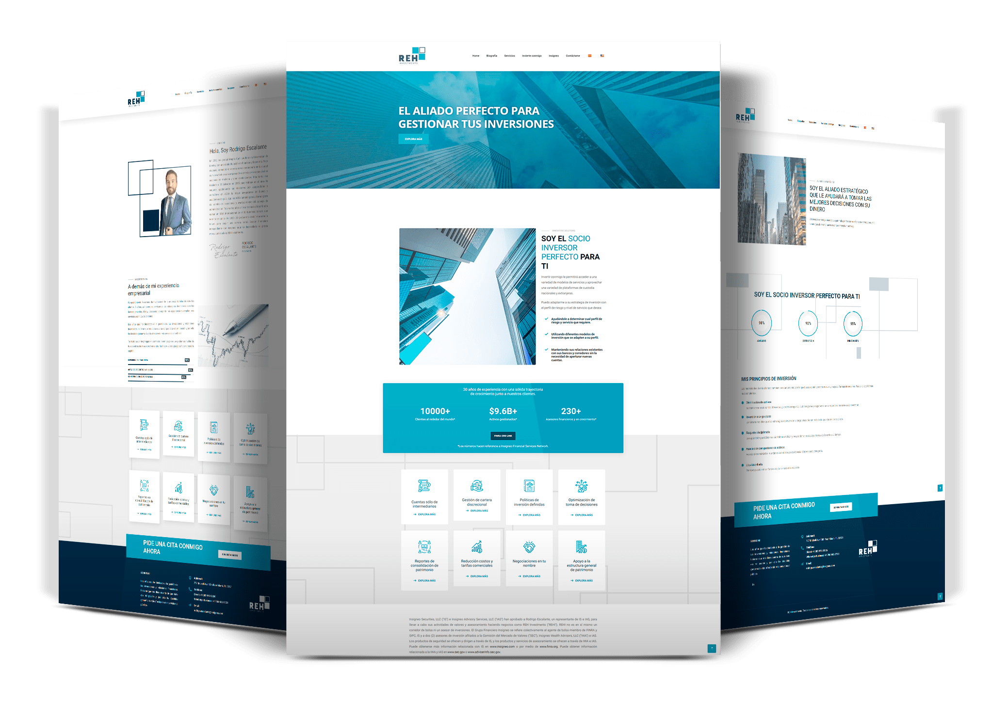 REH Investments mockup